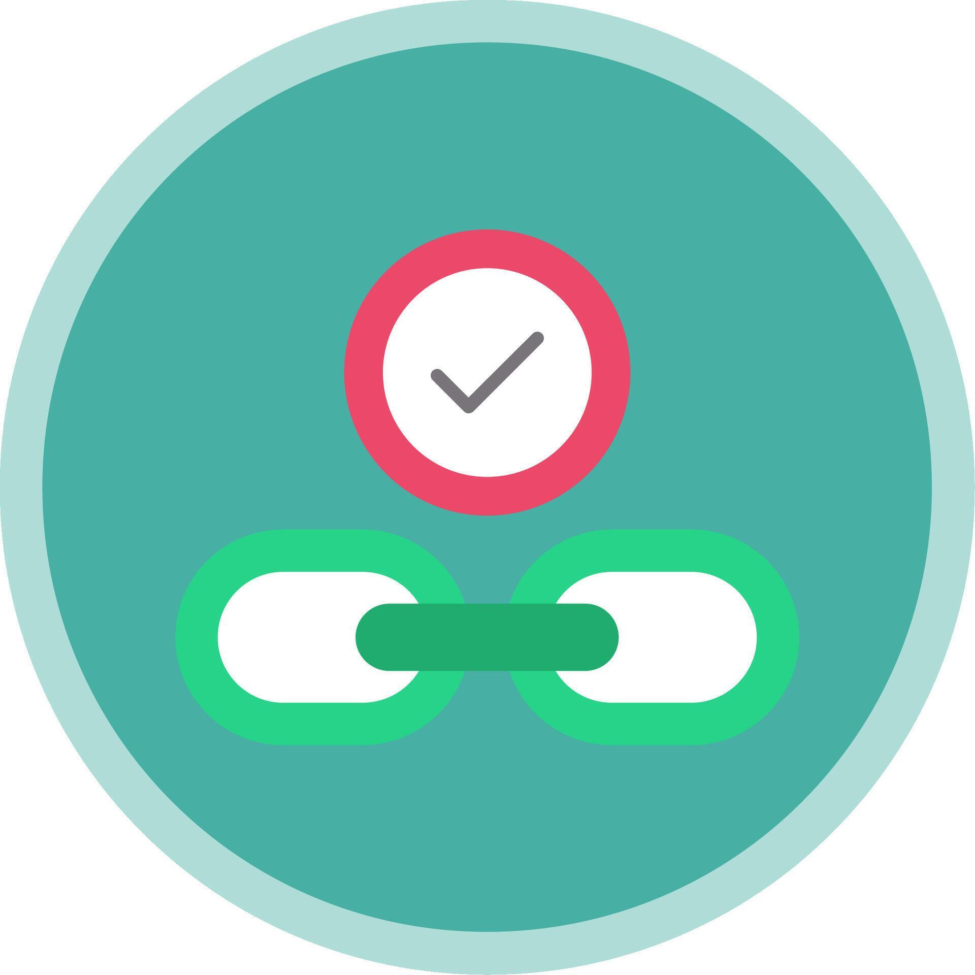 Hyperlink Flat Multi Circle Icon 44122208 Vector Art at Vecteezy