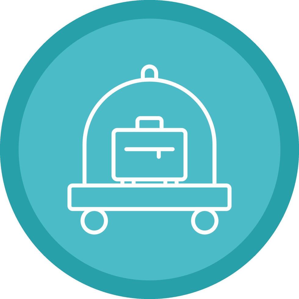 Cart Line Multi Circle Icon vector