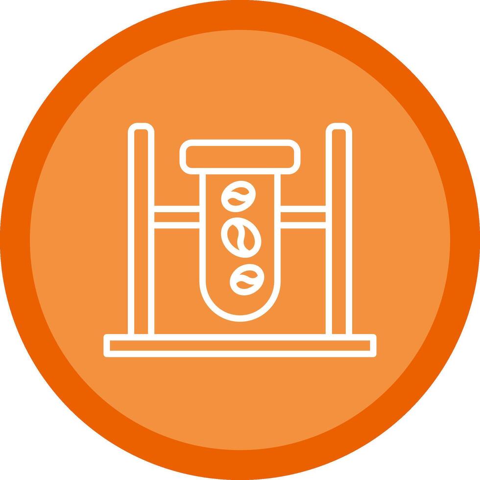Quality Check Line Multi Circle Icon vector