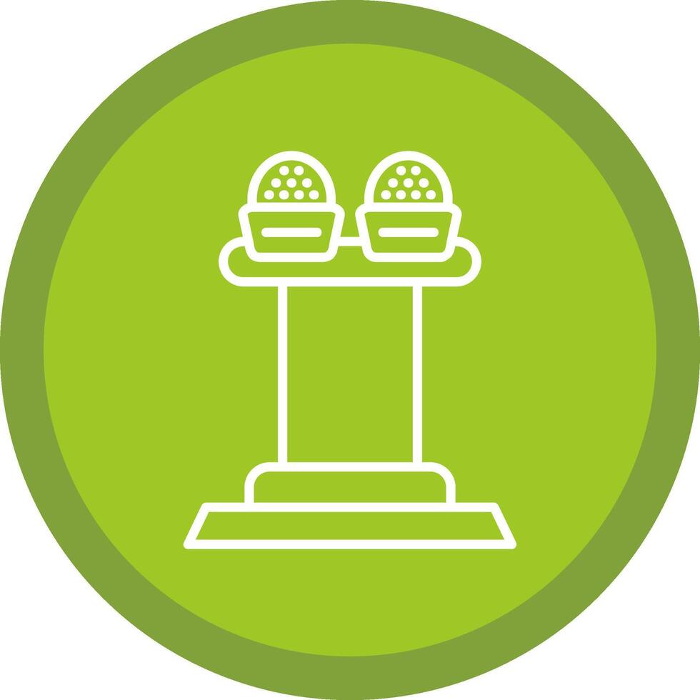 Press Release Line Multi Circle Icon vector
