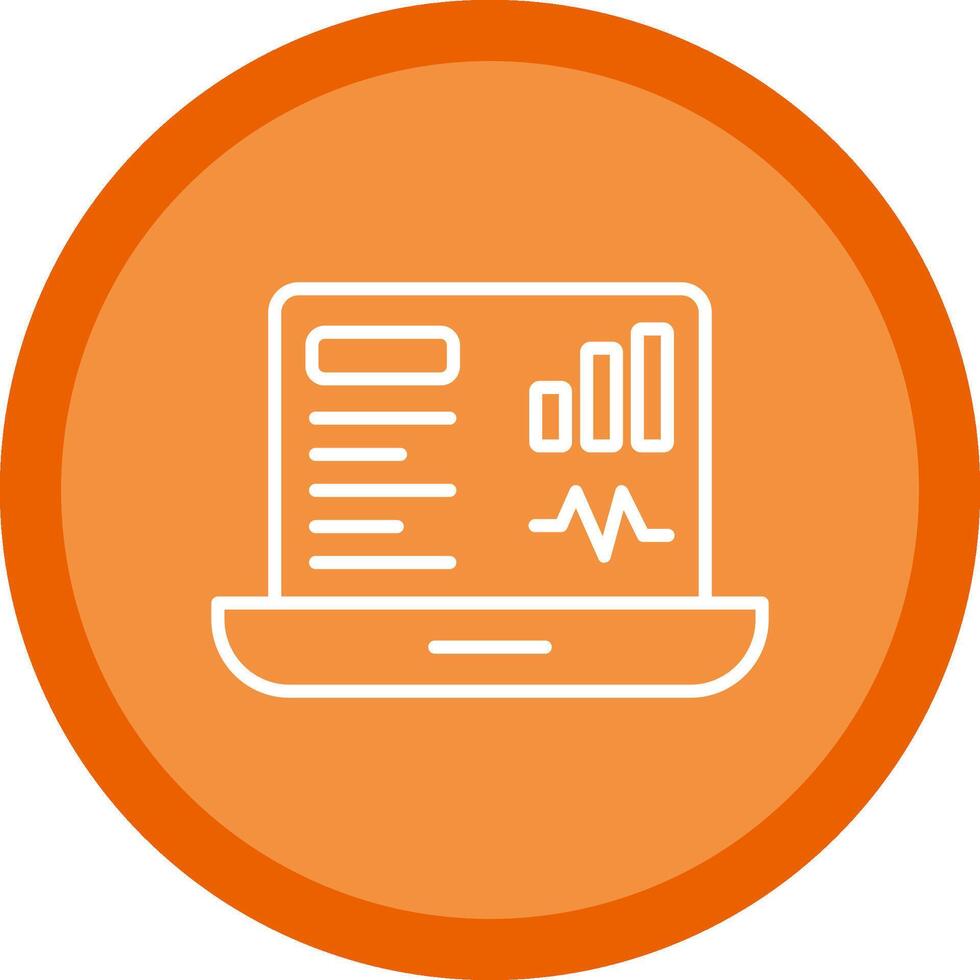 Dashboard Line Multi Circle Icon vector