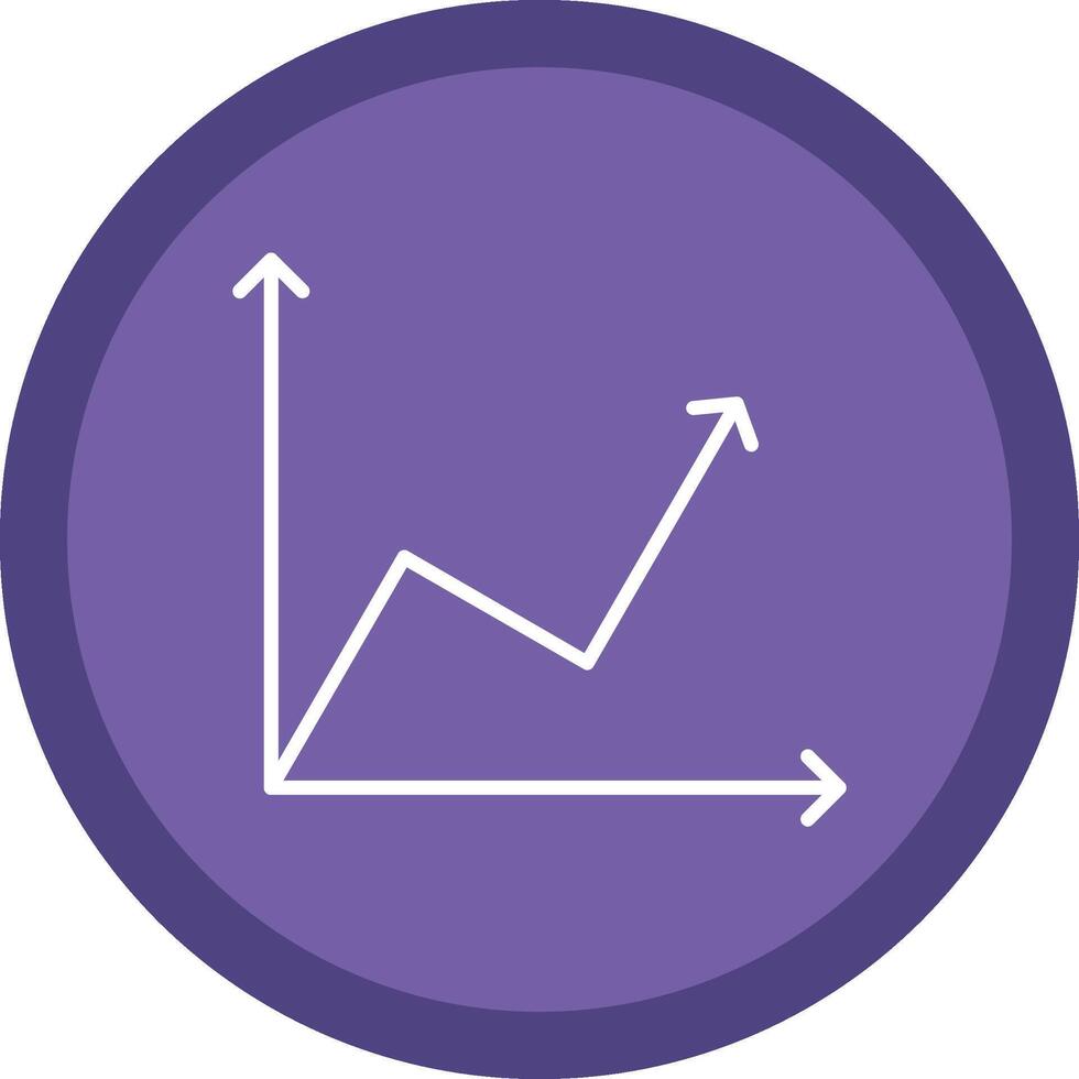 línea multi circulo gráfico línea multi circulo icono vector