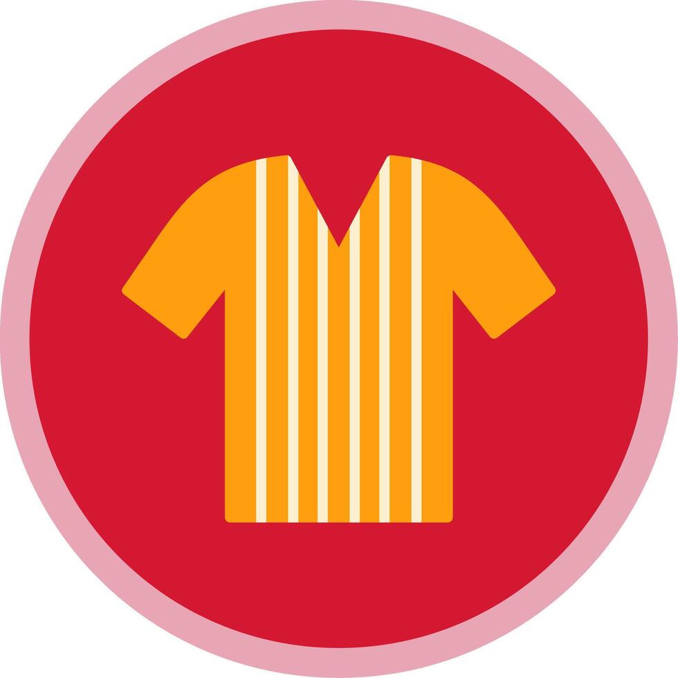 Shirt Flat Multi Circle Icon vector