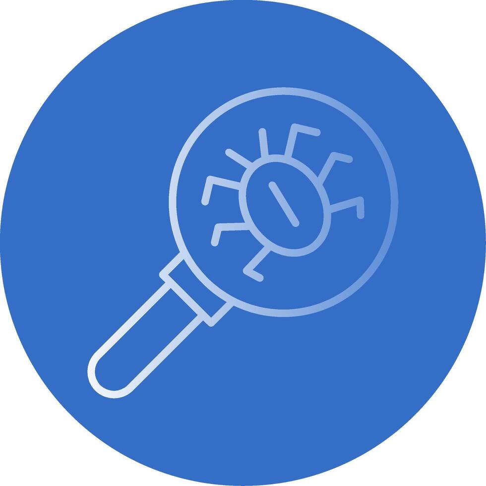 Antivirus Flat Bubble Icon vector