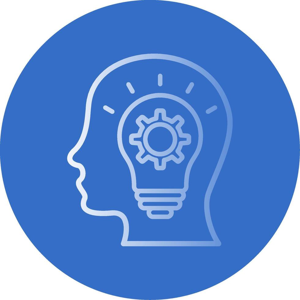 Knowledge Flat Bubble Icon vector