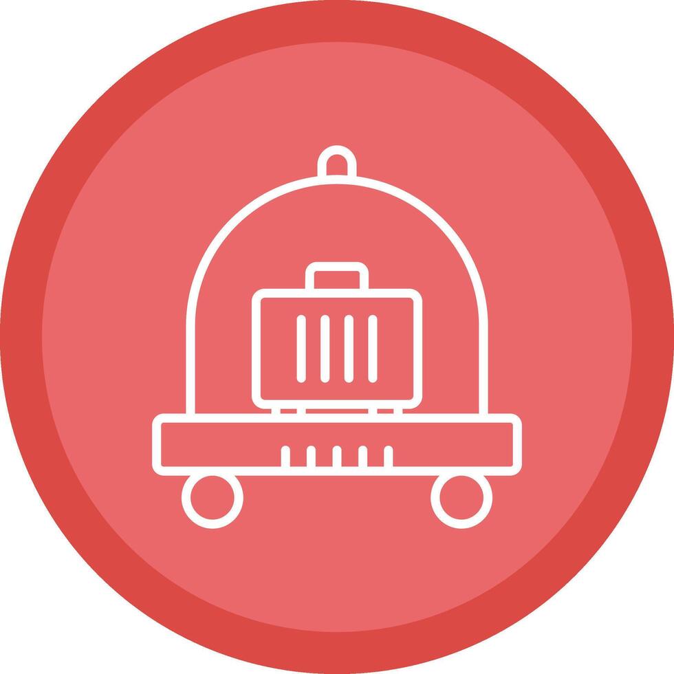 Cart Line Multi Circle Icon vector