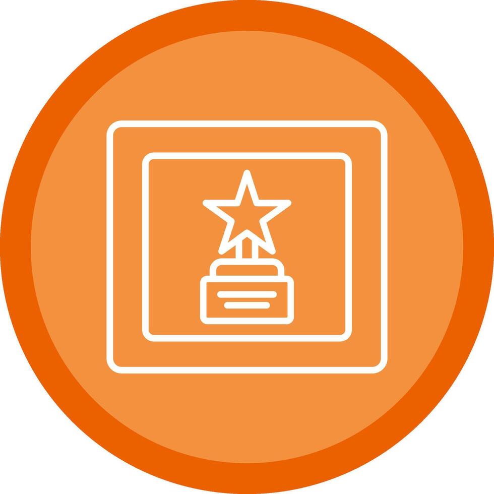 Frame Line Multi Circle Icon vector