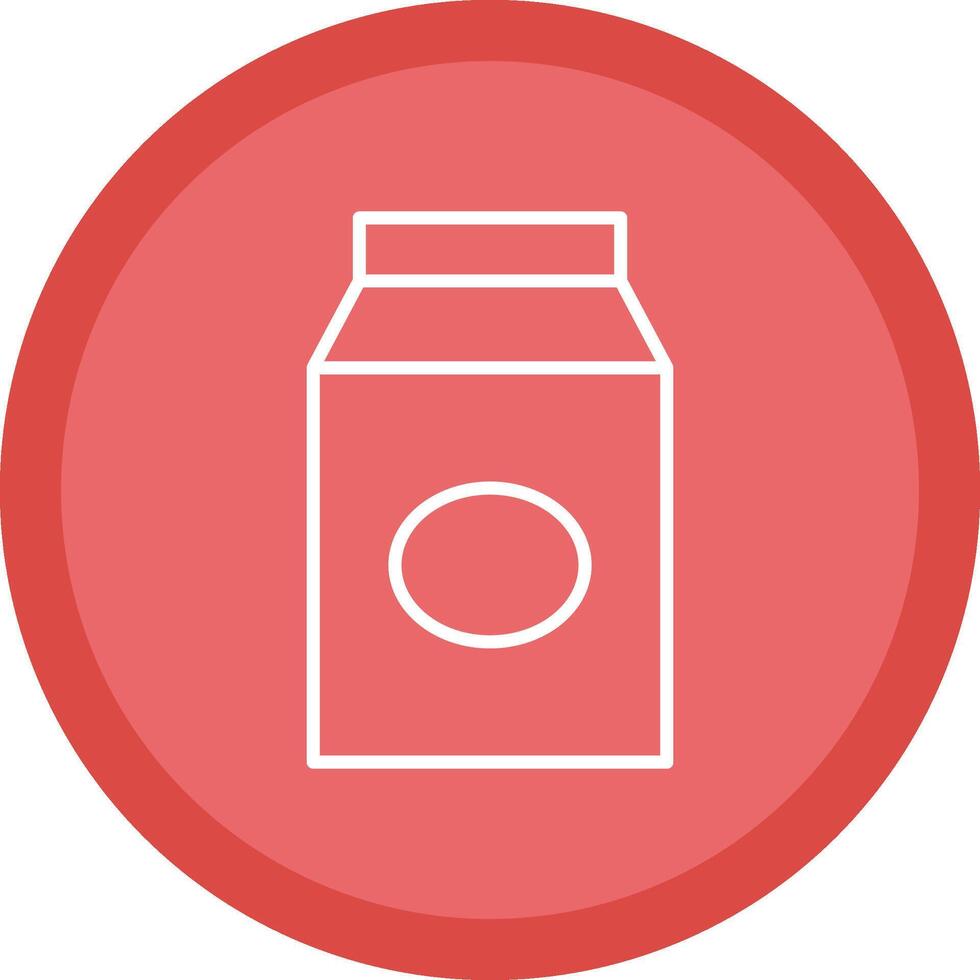 Milk Line Multi Circle Icon vector