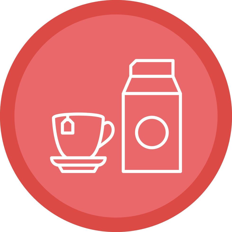 Milk Line Multi Circle Icon vector