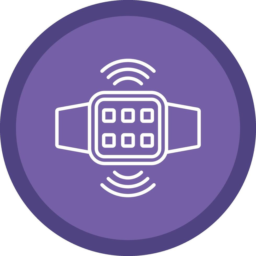Connection Line Multi Circle Icon vector