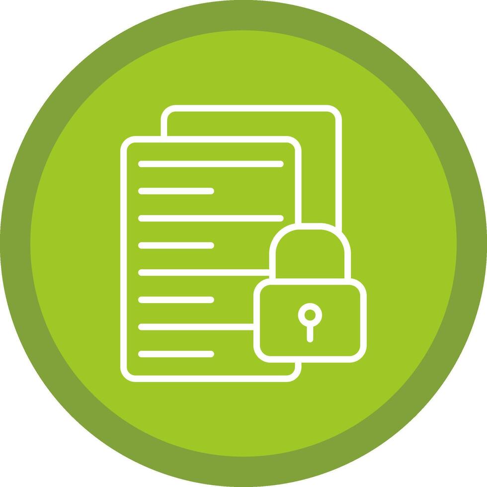 File Line Multi Circle Icon vector