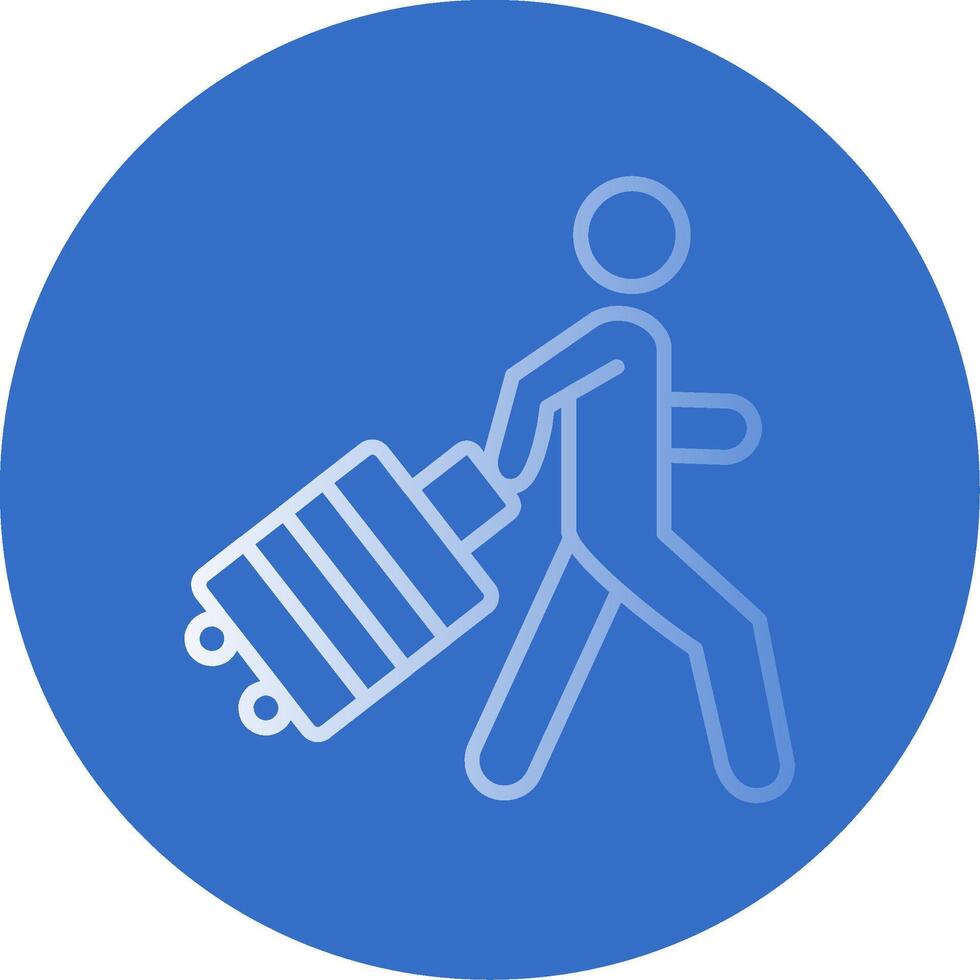 Person Flat Bubble Icon vector