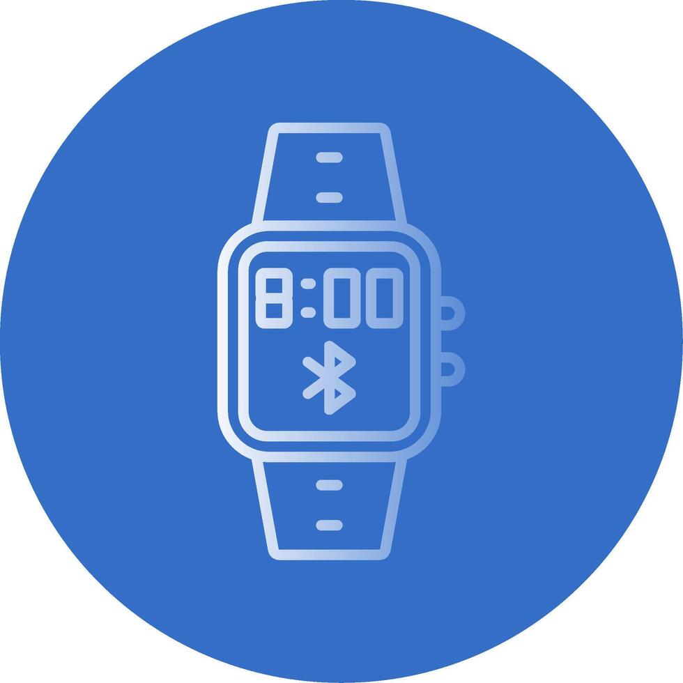 Bluetooth Flat Bubble Icon vector