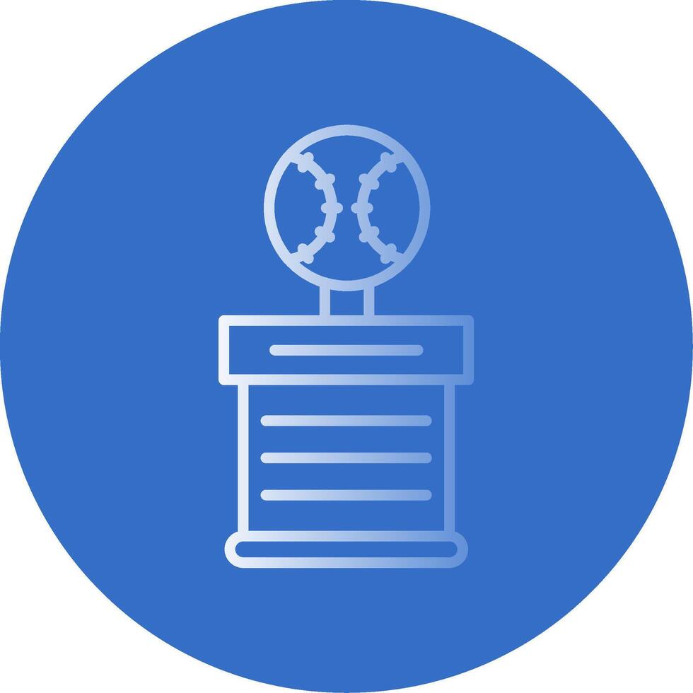 Baseball Flat Bubble Icon vector