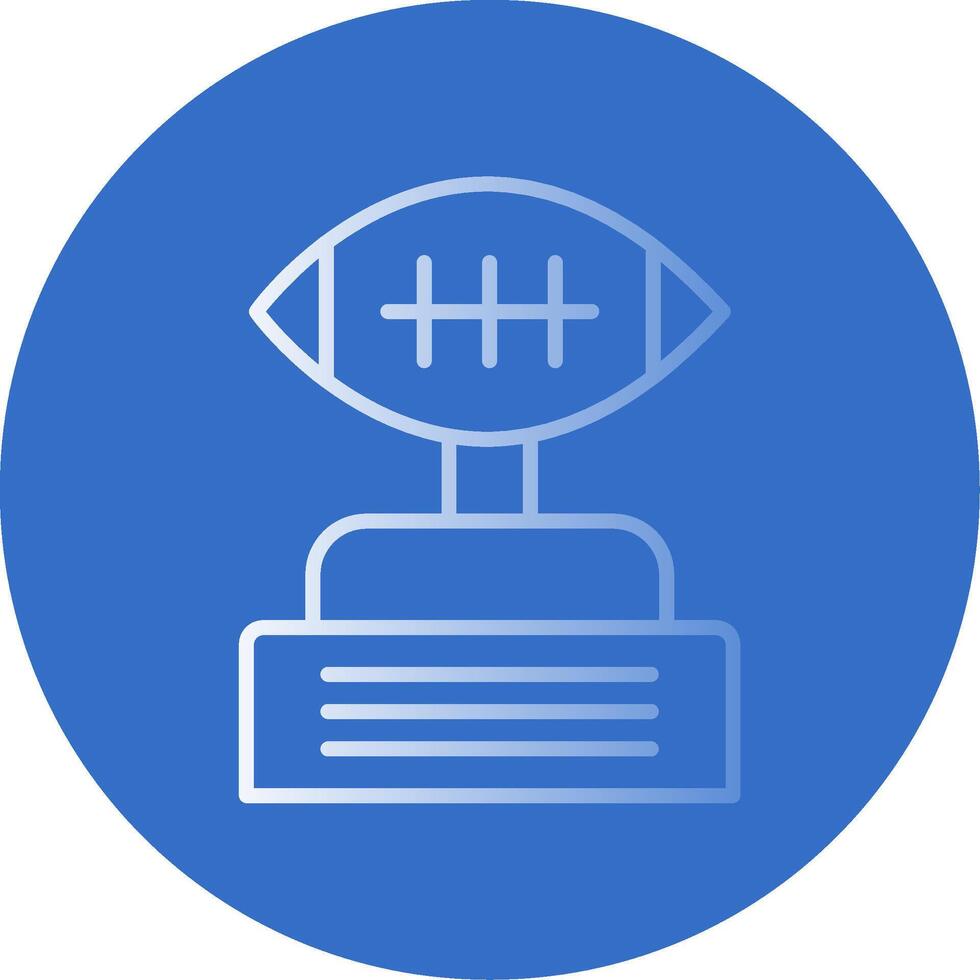 Football Flat Bubble Icon vector