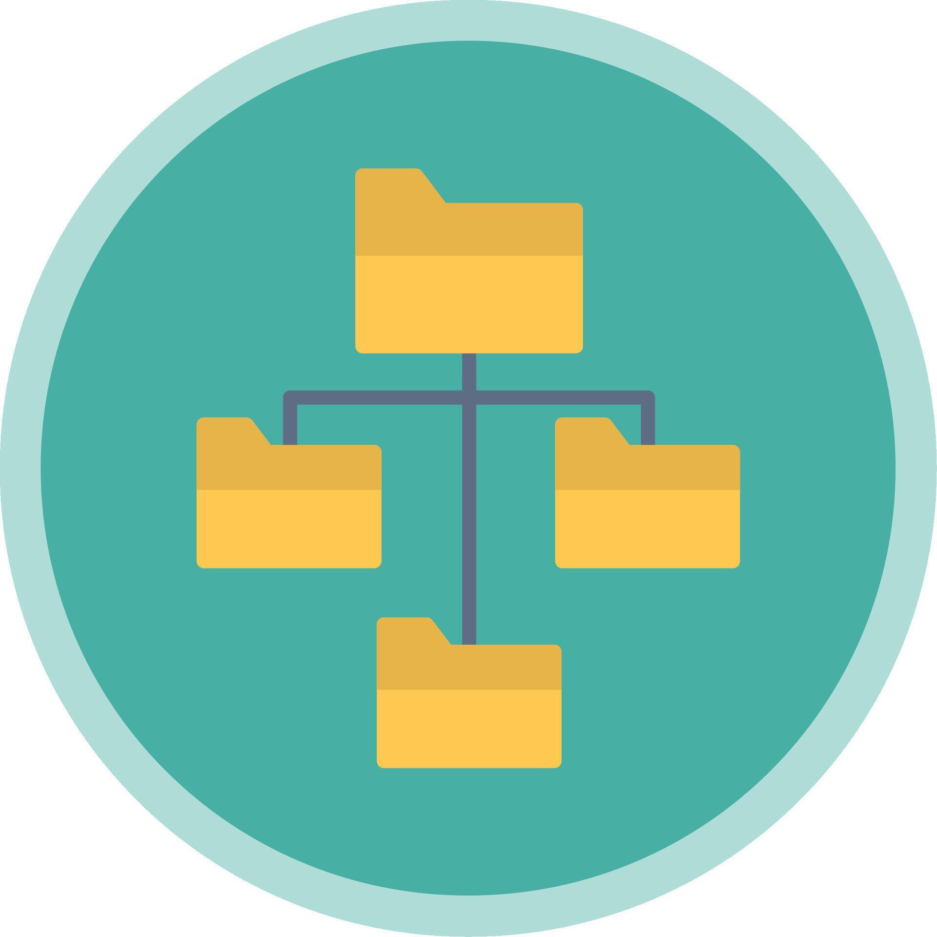 File System Flat Multi Circle Icon 44125628 Vector Art at Vecteezy