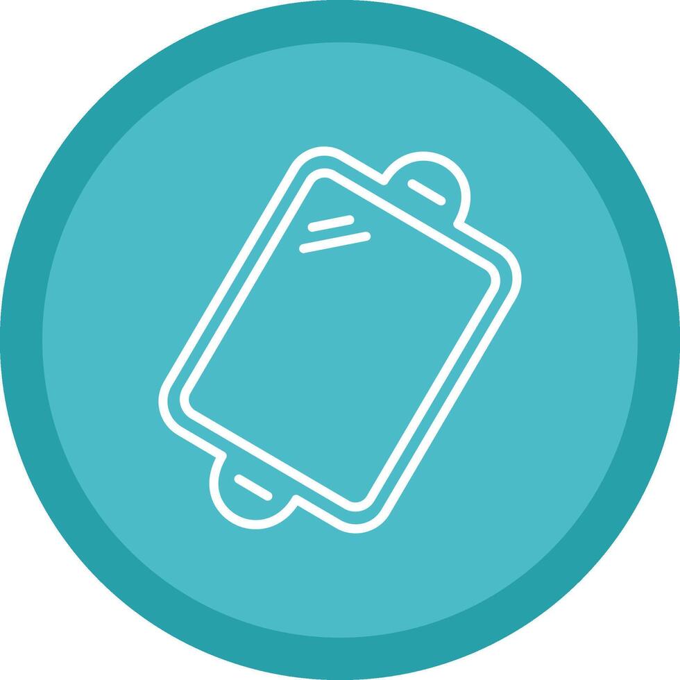 Baking trays Line Multi Circle Icon vector
