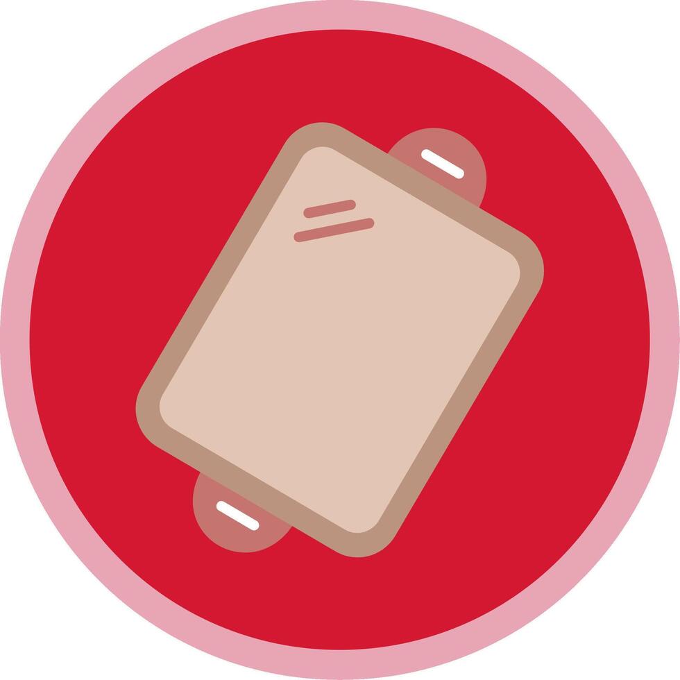 Baking trays Flat Multi Circle Icon vector
