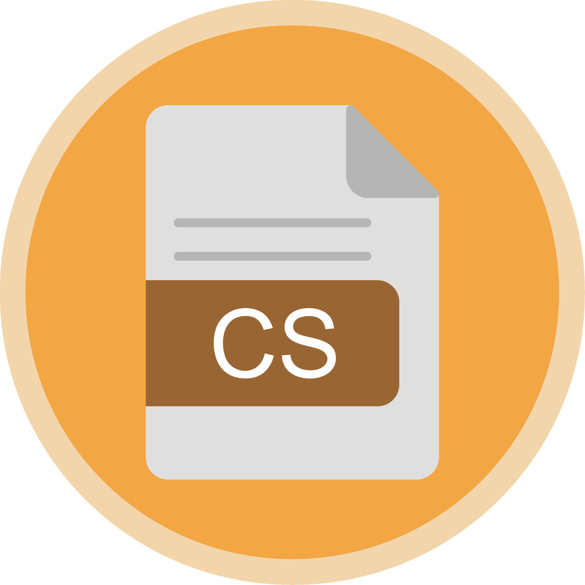 CS File Format Flat Multi Circle Icon 44127183 Vector Art at Vecteezy