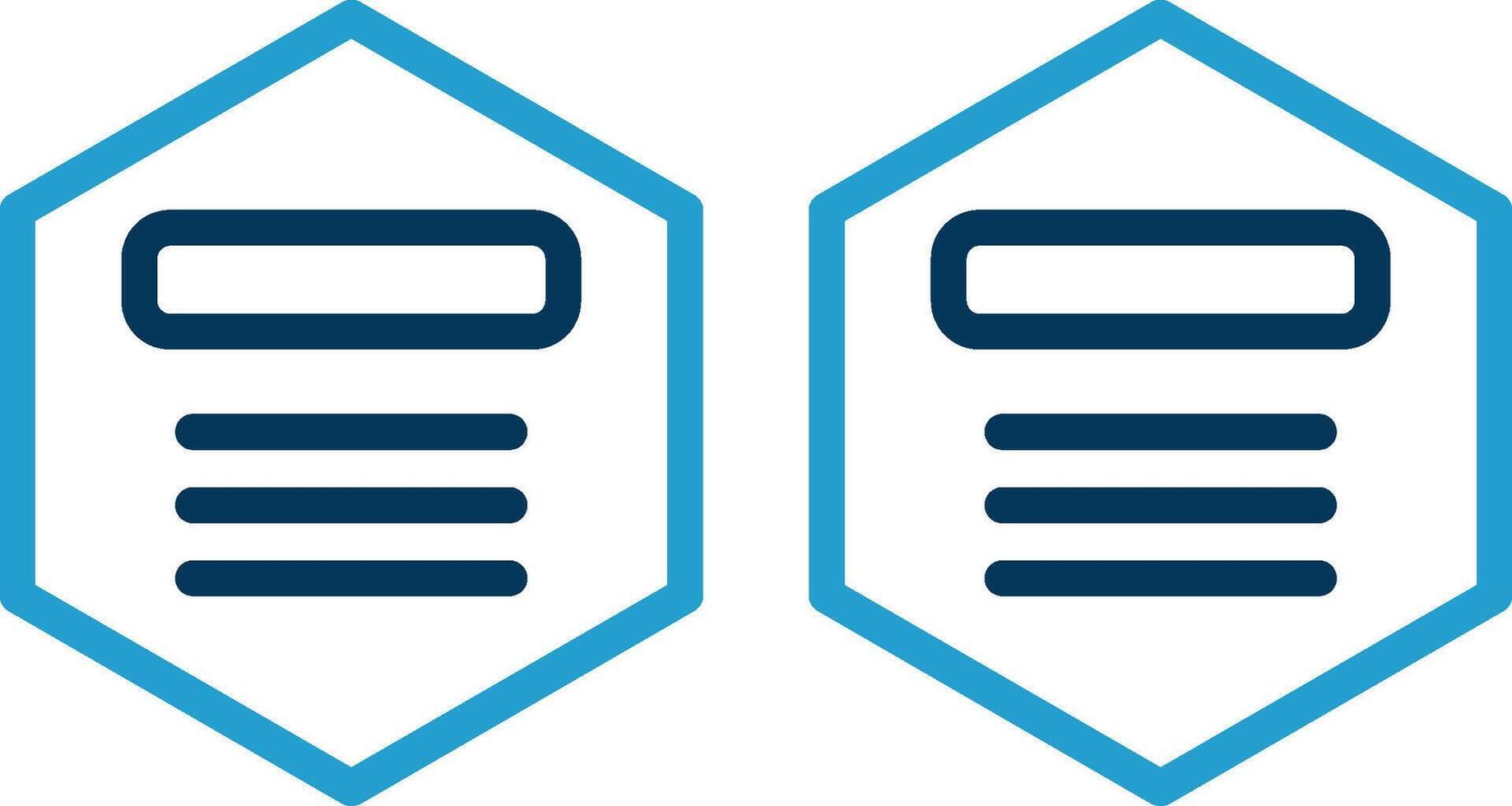 Infographic Elements Line Blue Two Color Icon vector