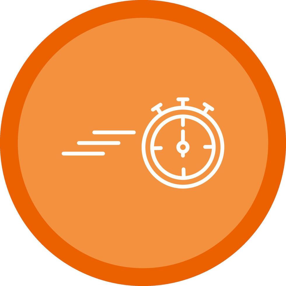 Timer Line Multi Circle Icon vector