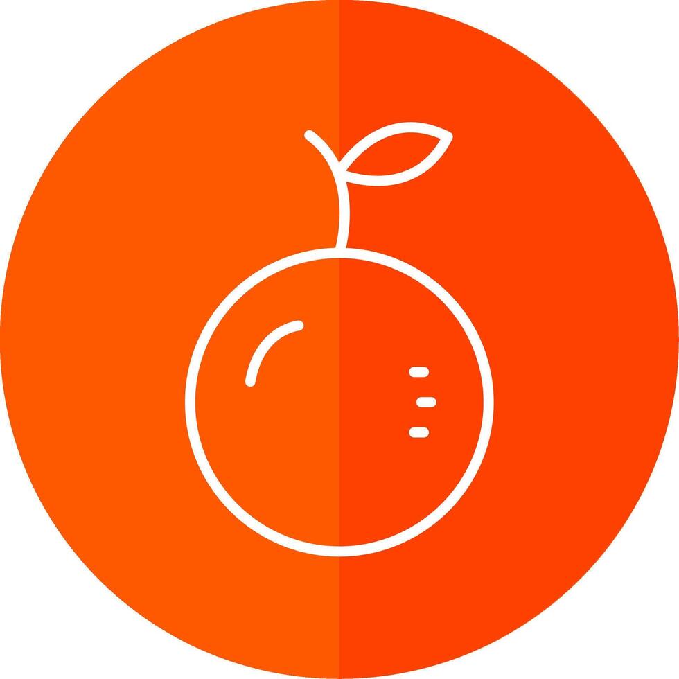 Orange Line Yellow White Icon vector