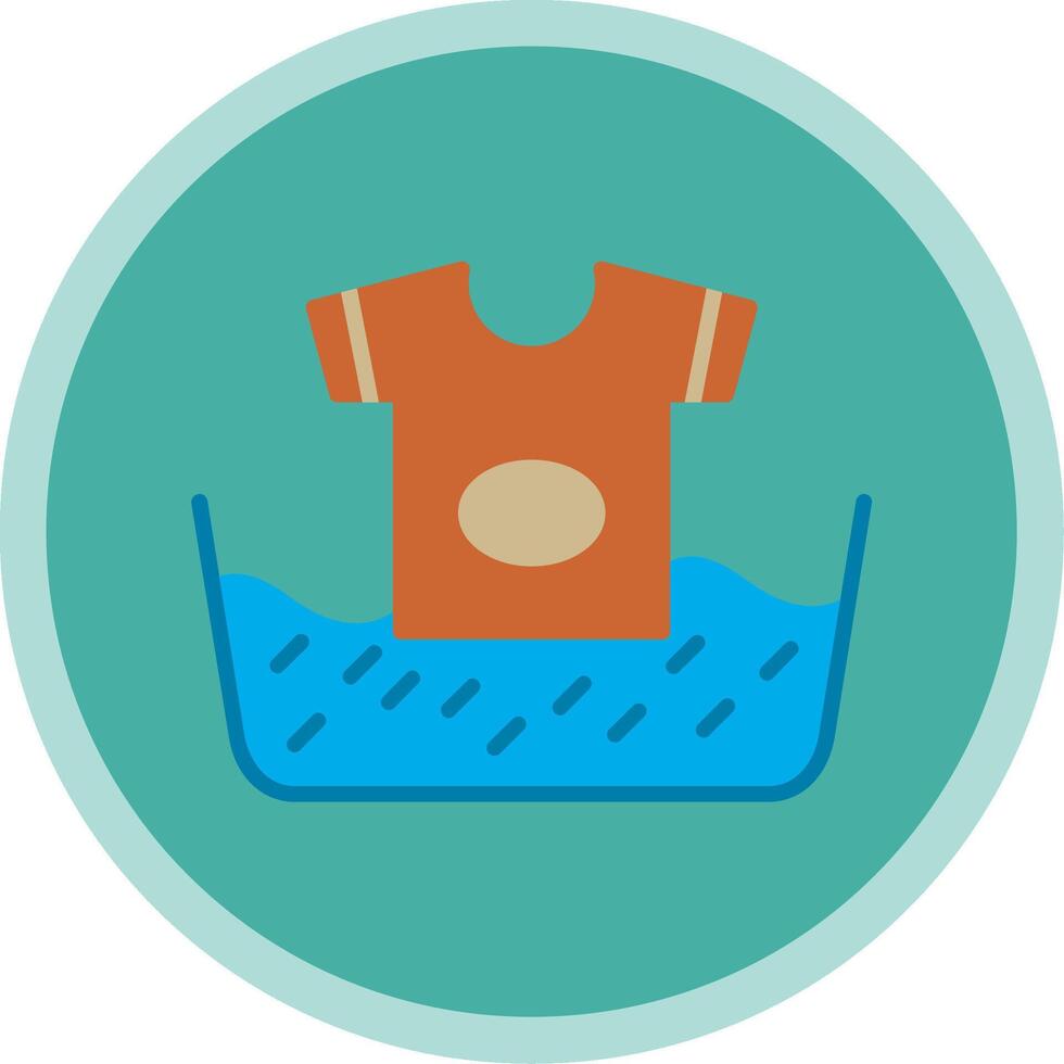 Wash Flat Multi Circle Icon vector