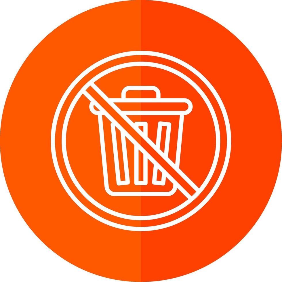 Prohibited Sign Line Yellow White Icon vector
