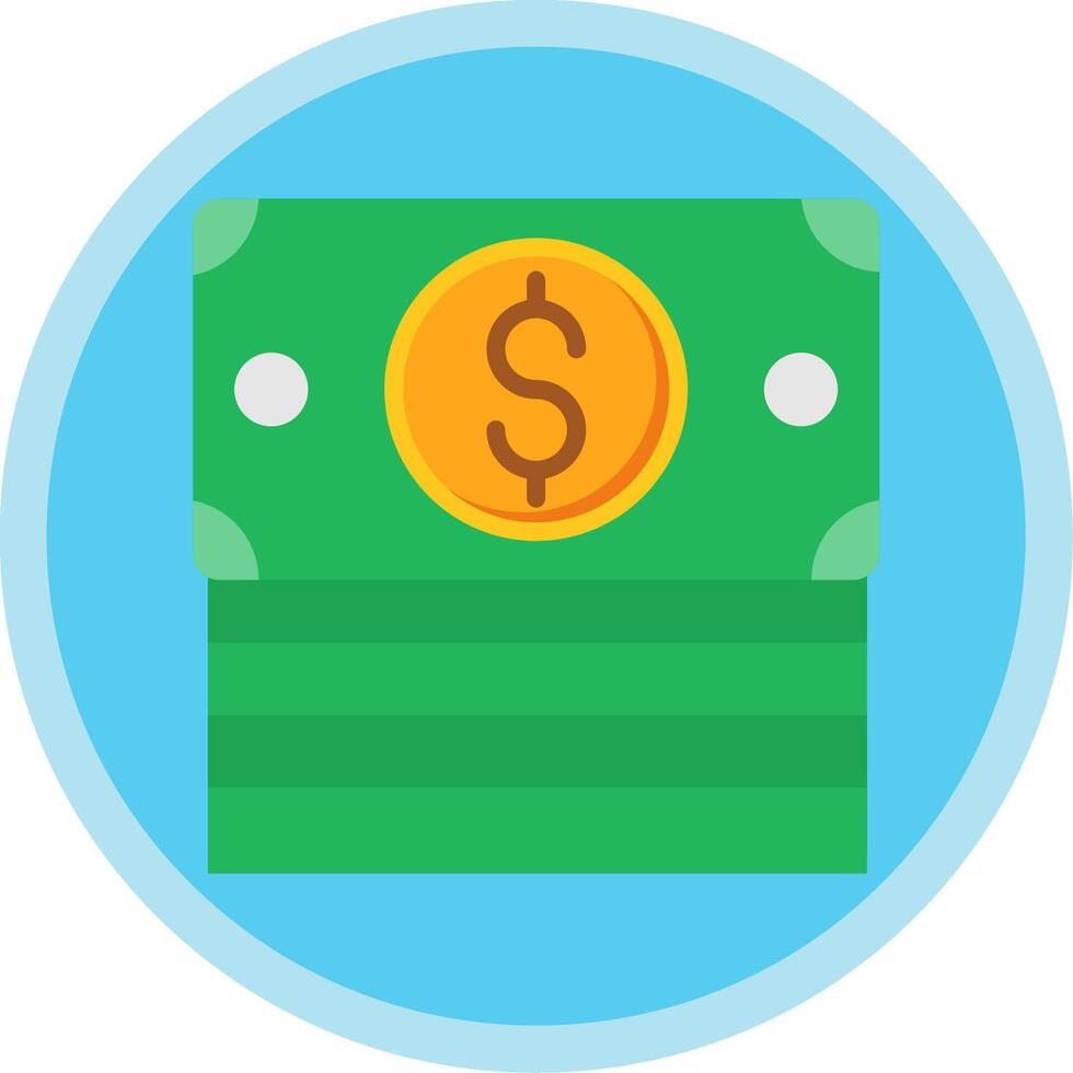 Stack Flat Multi Circle Icon vector