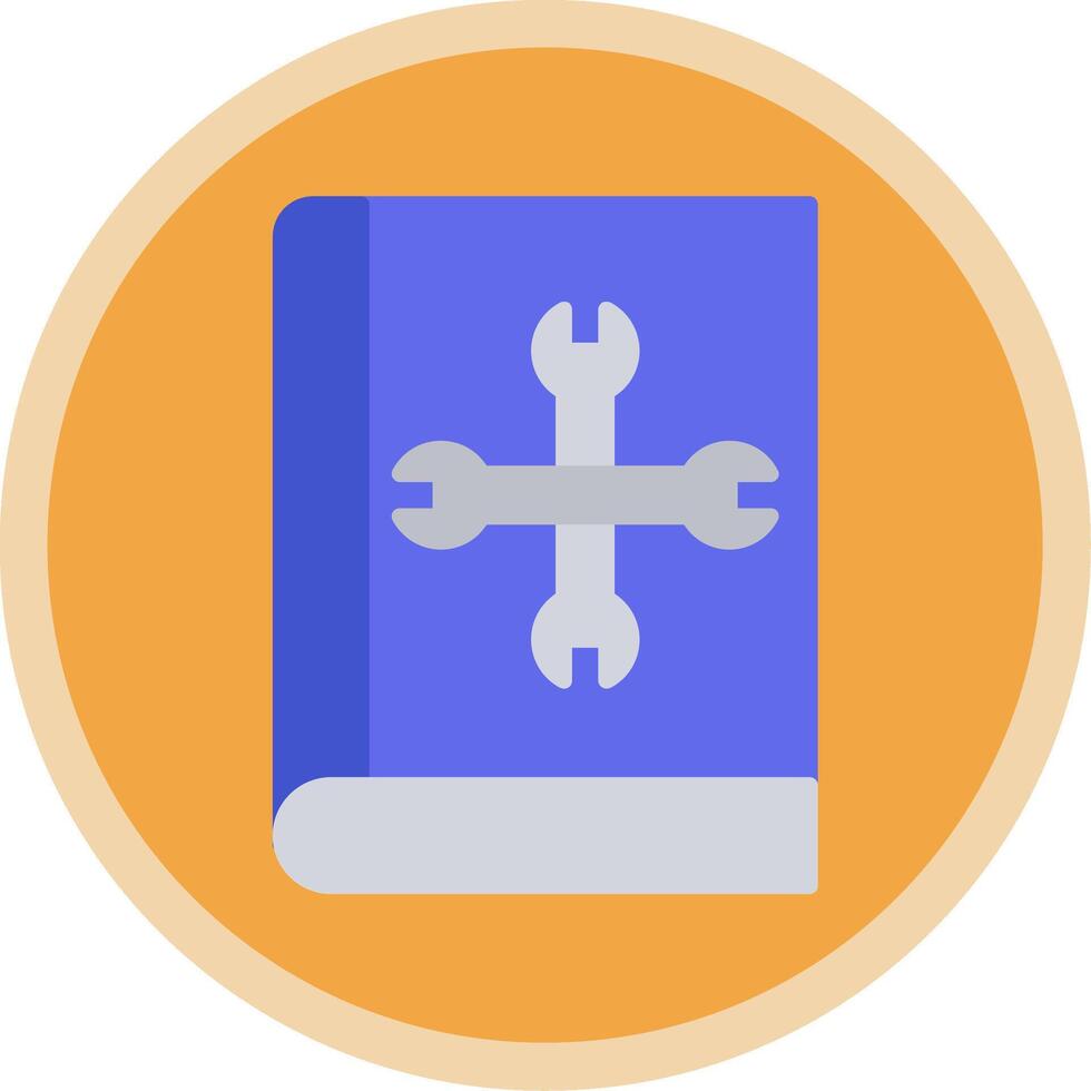User Manual Flat Multi Circle Icon vector
