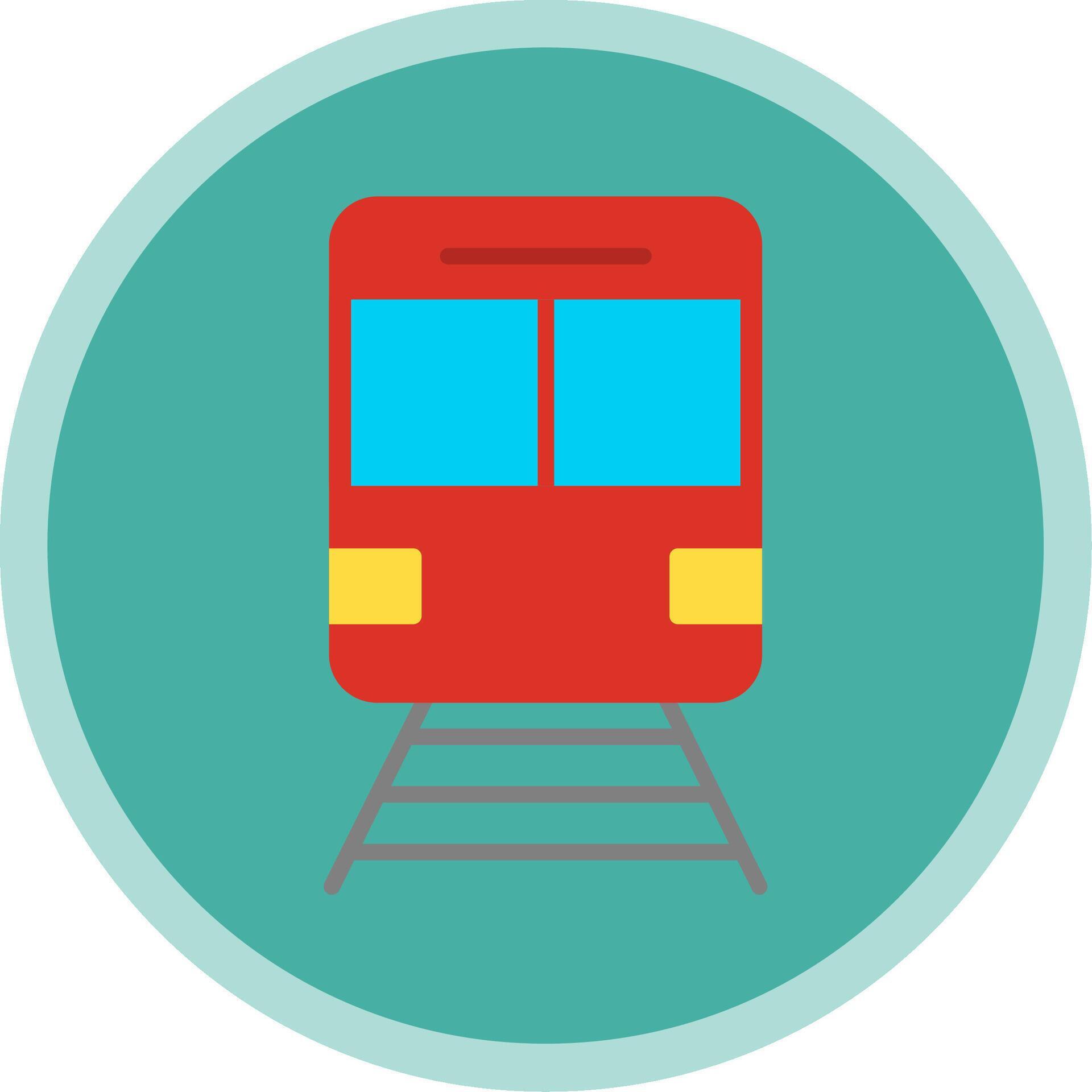 Train Flat Multi Circle Icon 44128706 Vector Art at Vecteezy