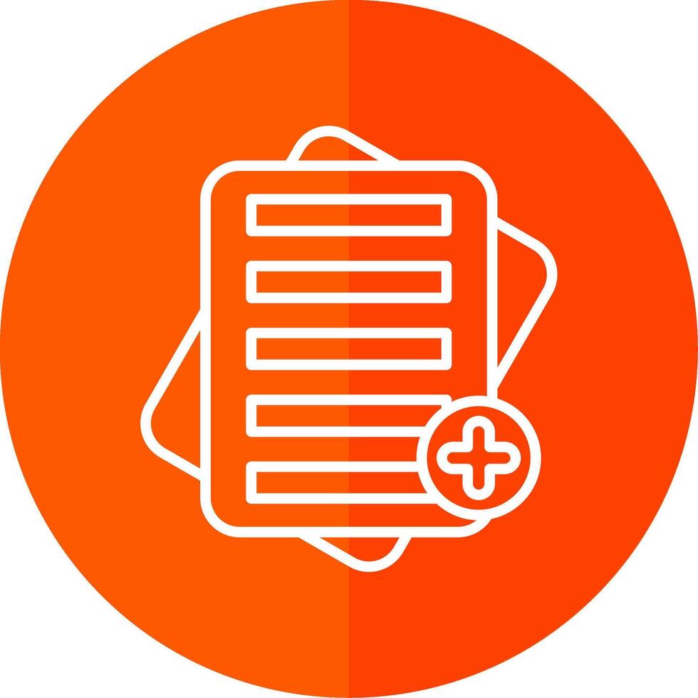 Notes Line Yellow White Icon vector
