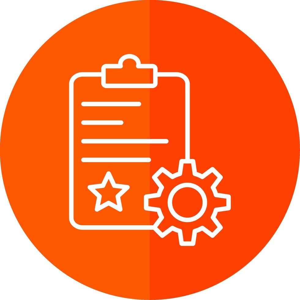 Quality Control Line Yellow White Icon vector