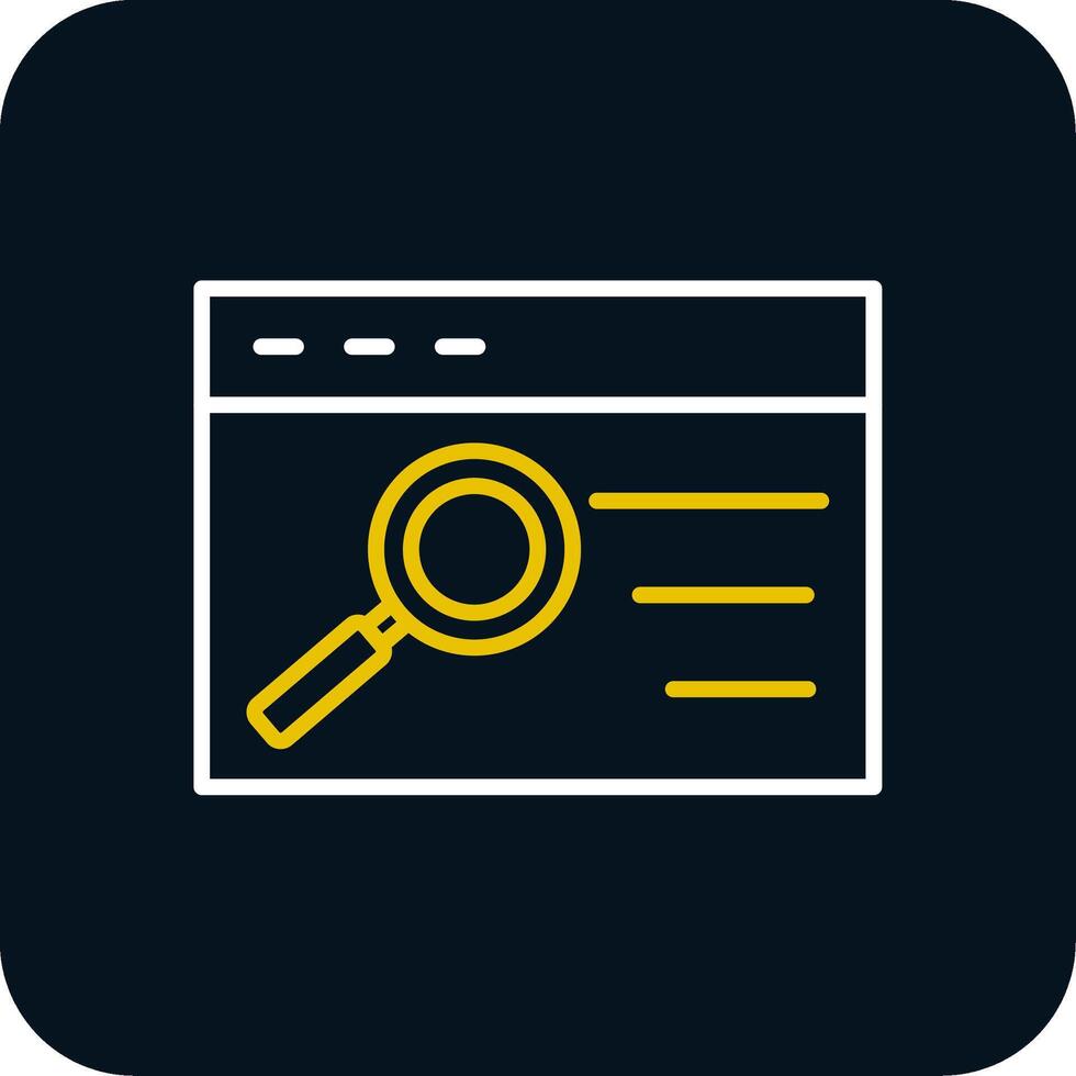 Quality Assurance Line Yellow White Icon vector
