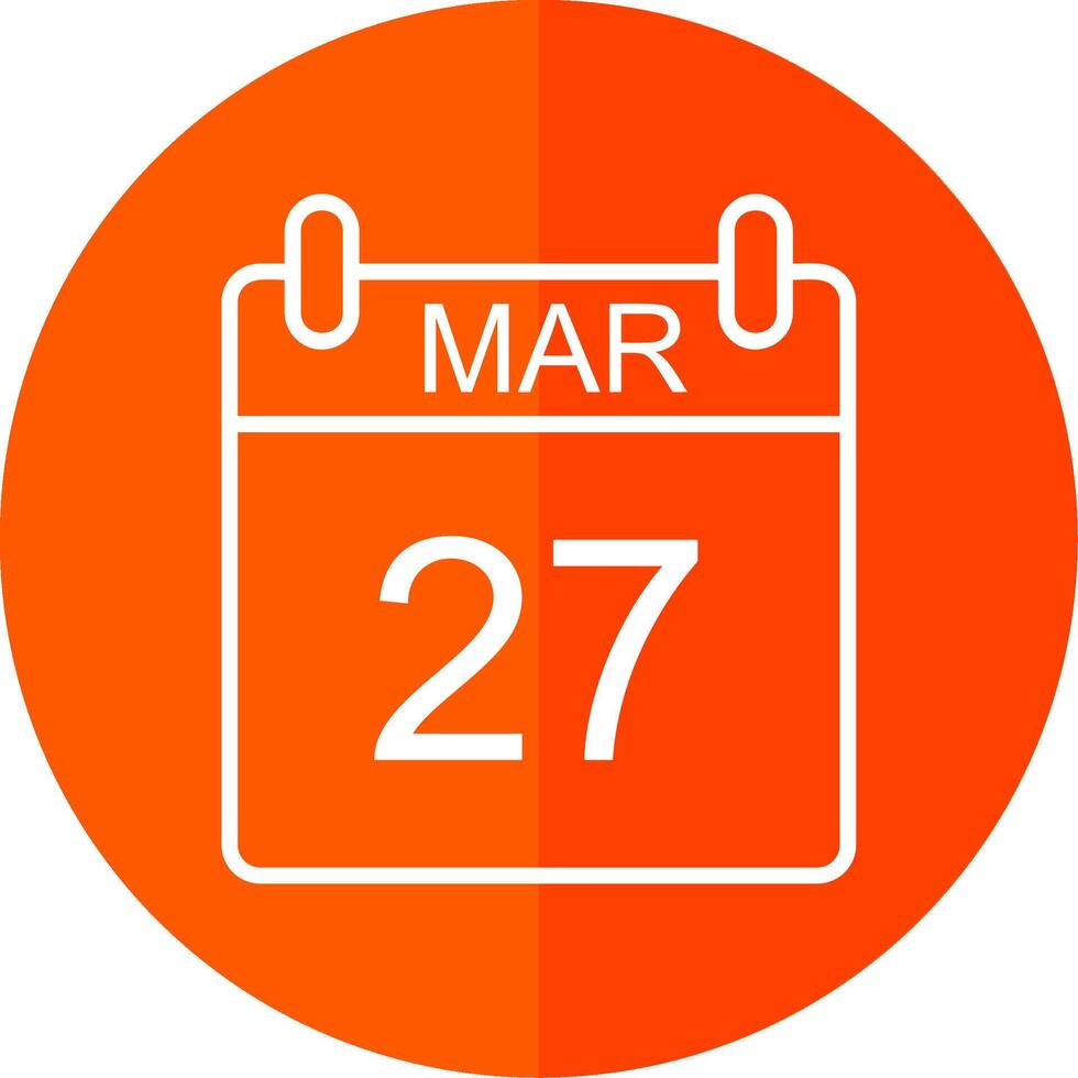 March Line Yellow White Icon vector