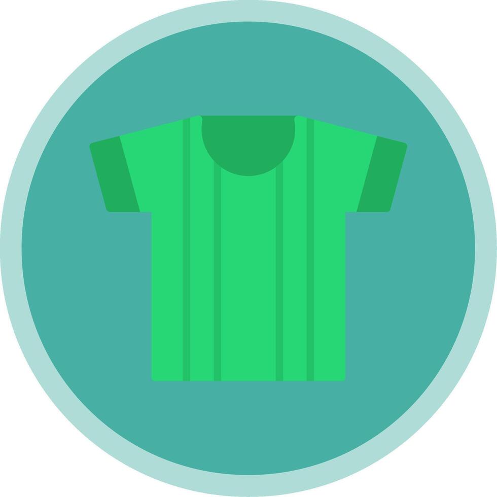 Shirt Flat Multi Circle Icon vector