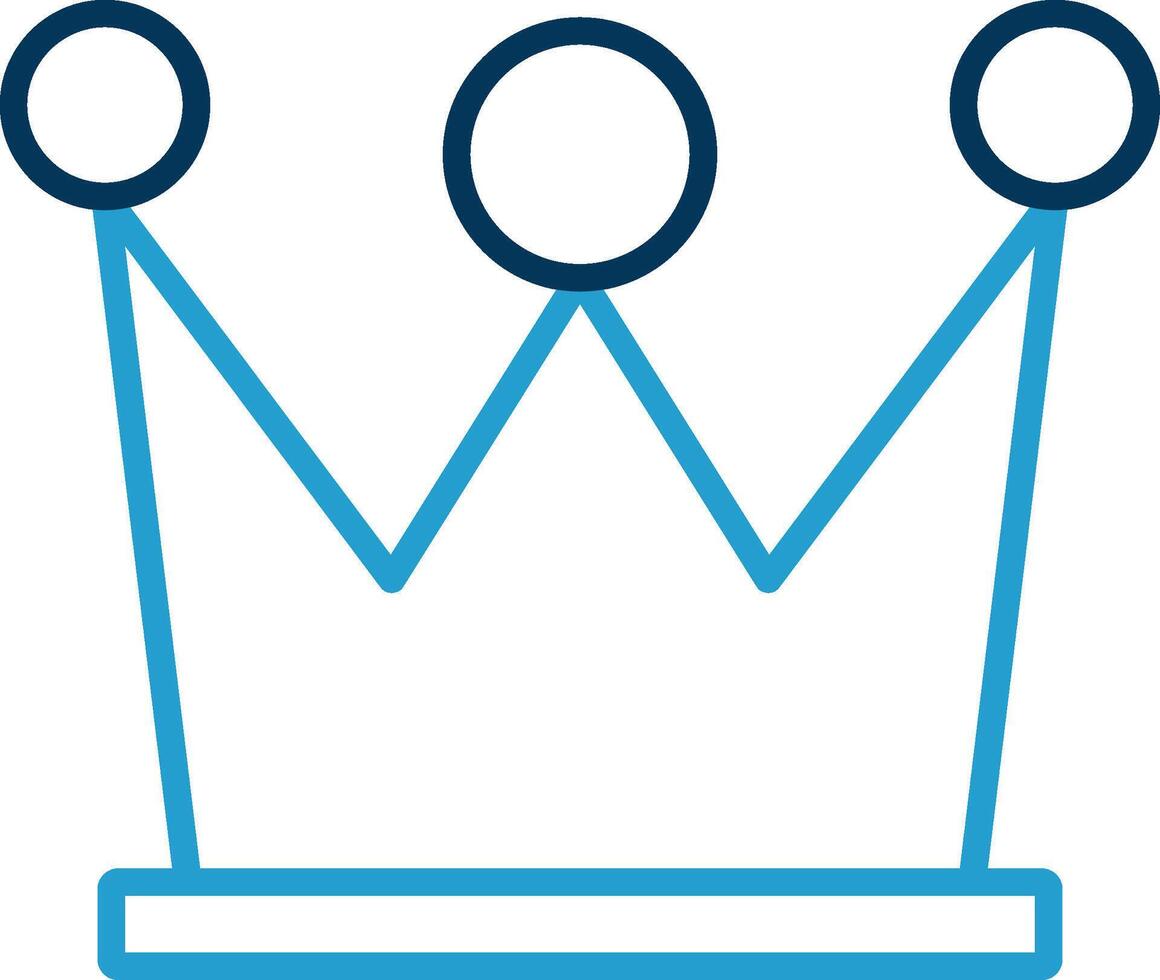 High Quality Content Line Blue Two Color Icon vector