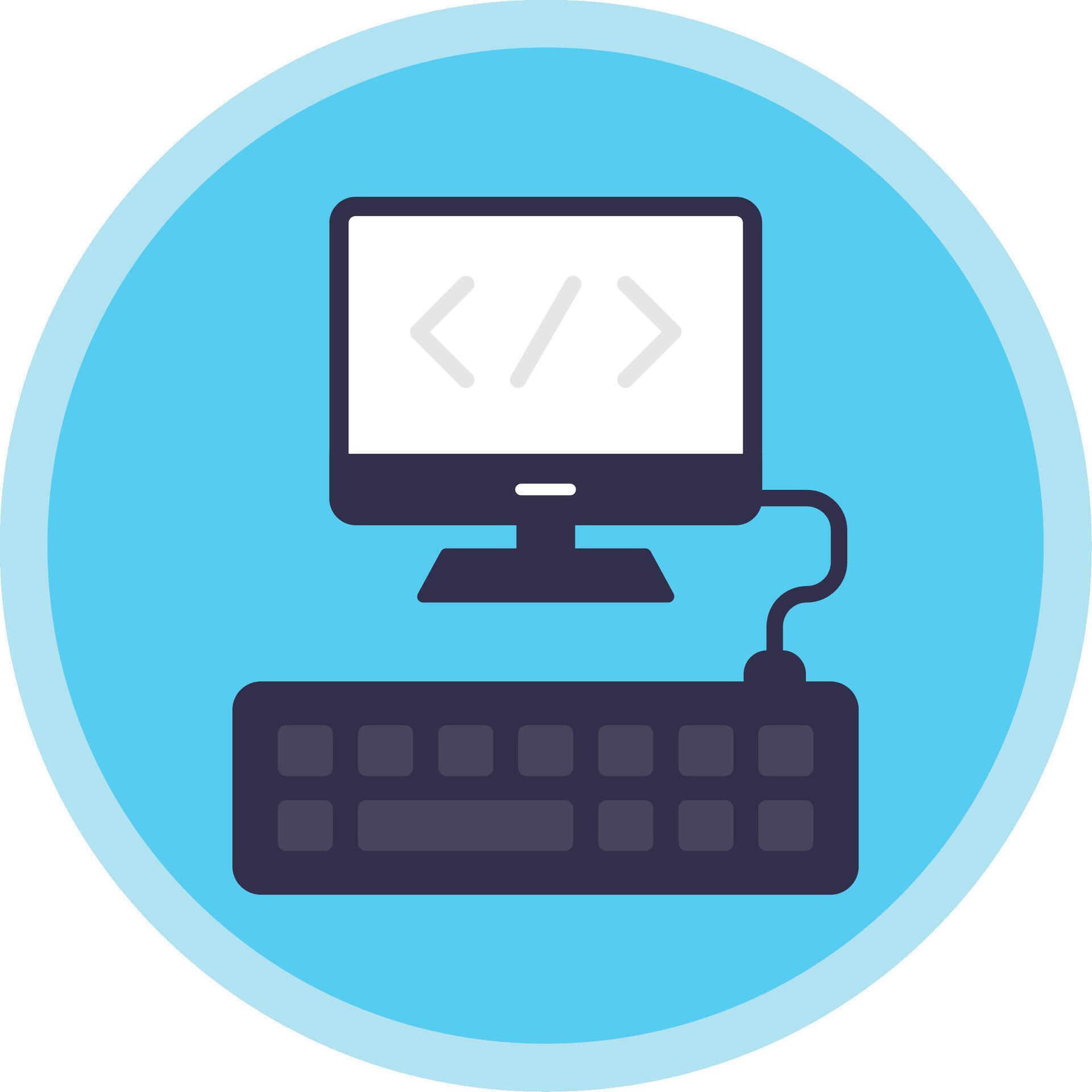 Web Programming Flat Multi Circle Icon 44133019 Vector Art at Vecteezy