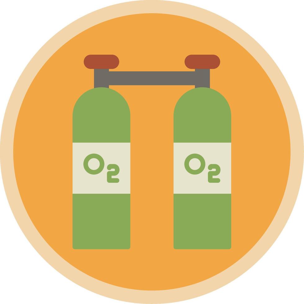 Oxygen Flat Multi Circle Icon vector