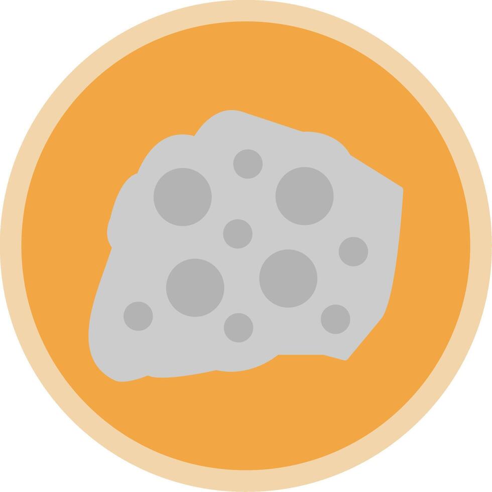 Rock Flat Multi Circle Icon vector