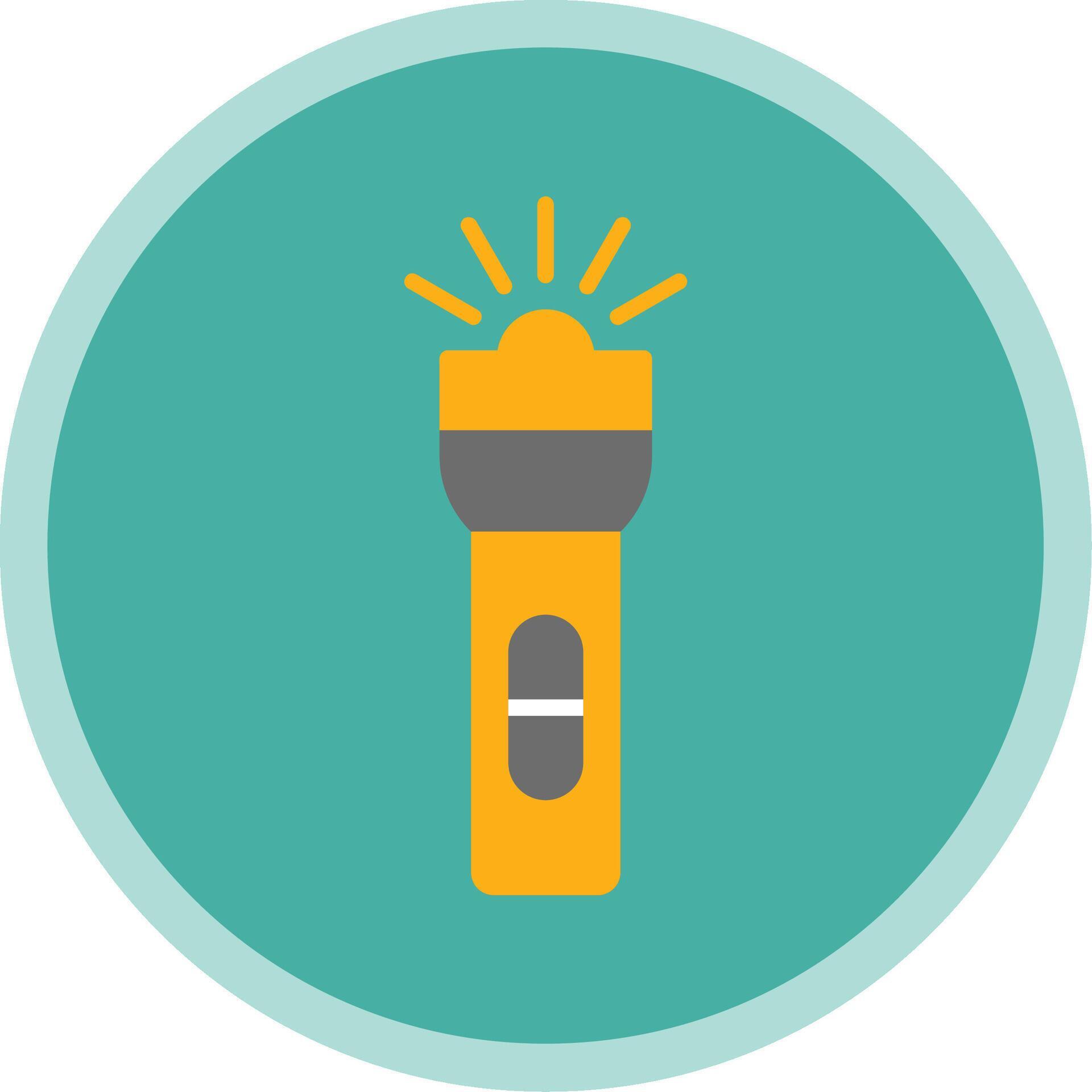Flashlight Flat Multi Circle Icon 44133635 Vector Art at Vecteezy