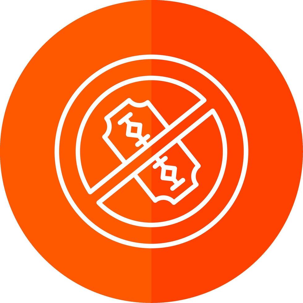 No Blade Line Yellow White Icon vector