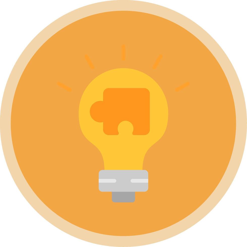 Solution Flat Multi Circle Icon vector