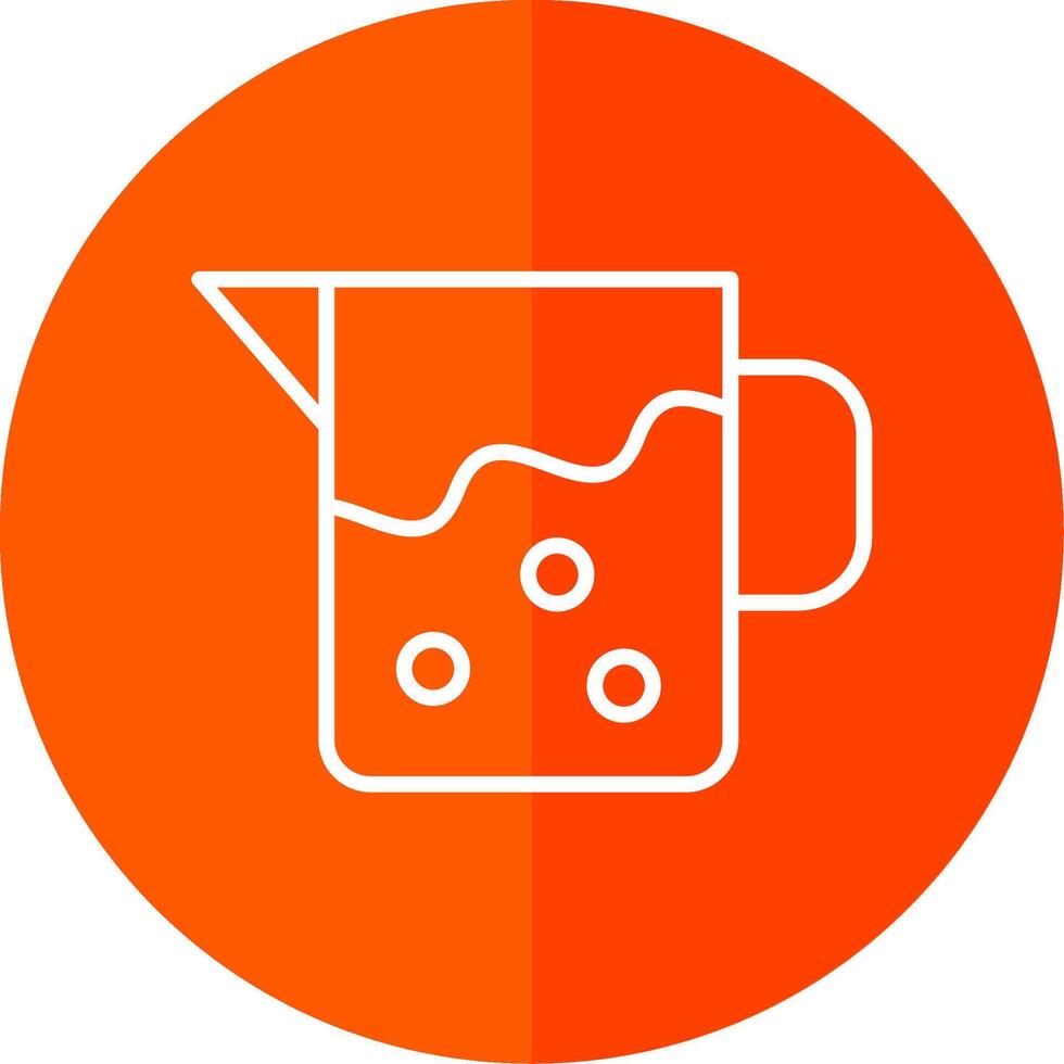 Pitcher Line Yellow White Icon vector