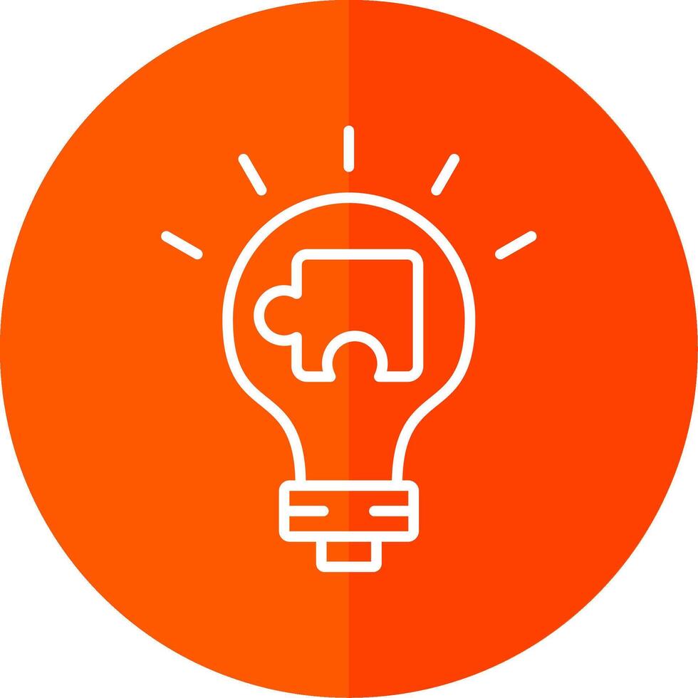 Solution Line Yellow White Icon vector