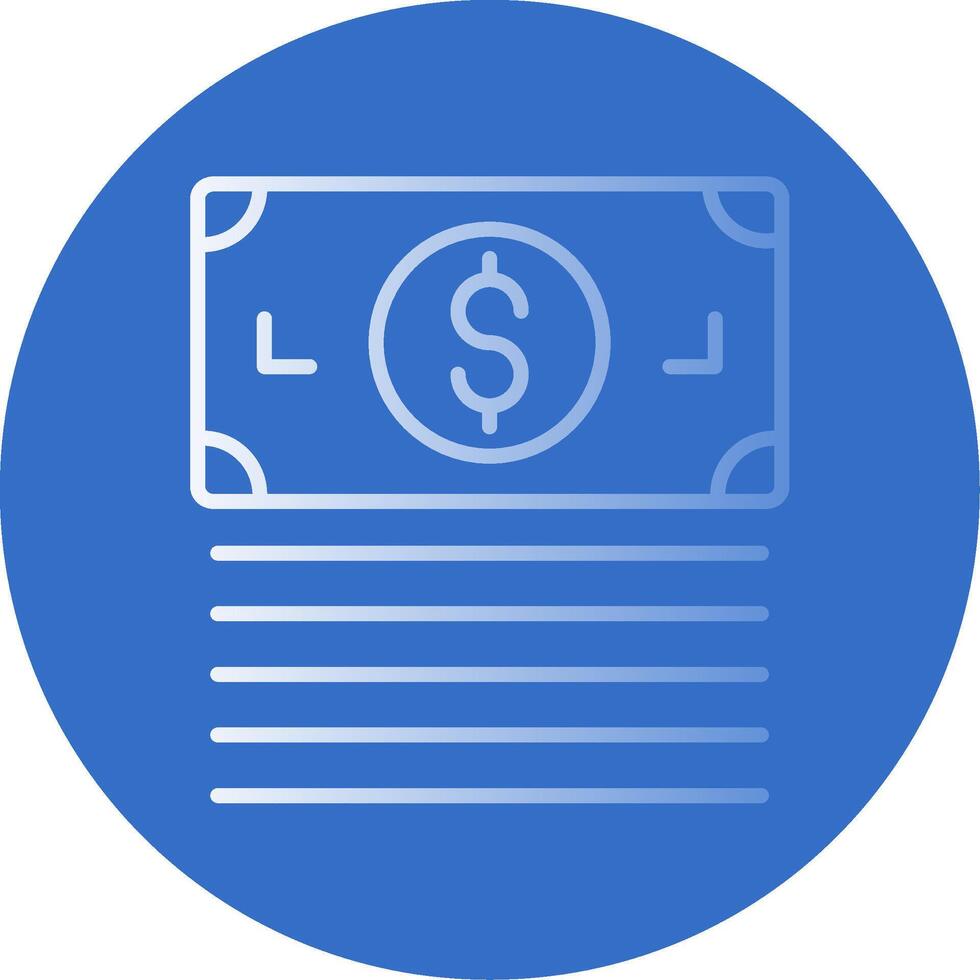 Currency Flat Bubble Icon vector