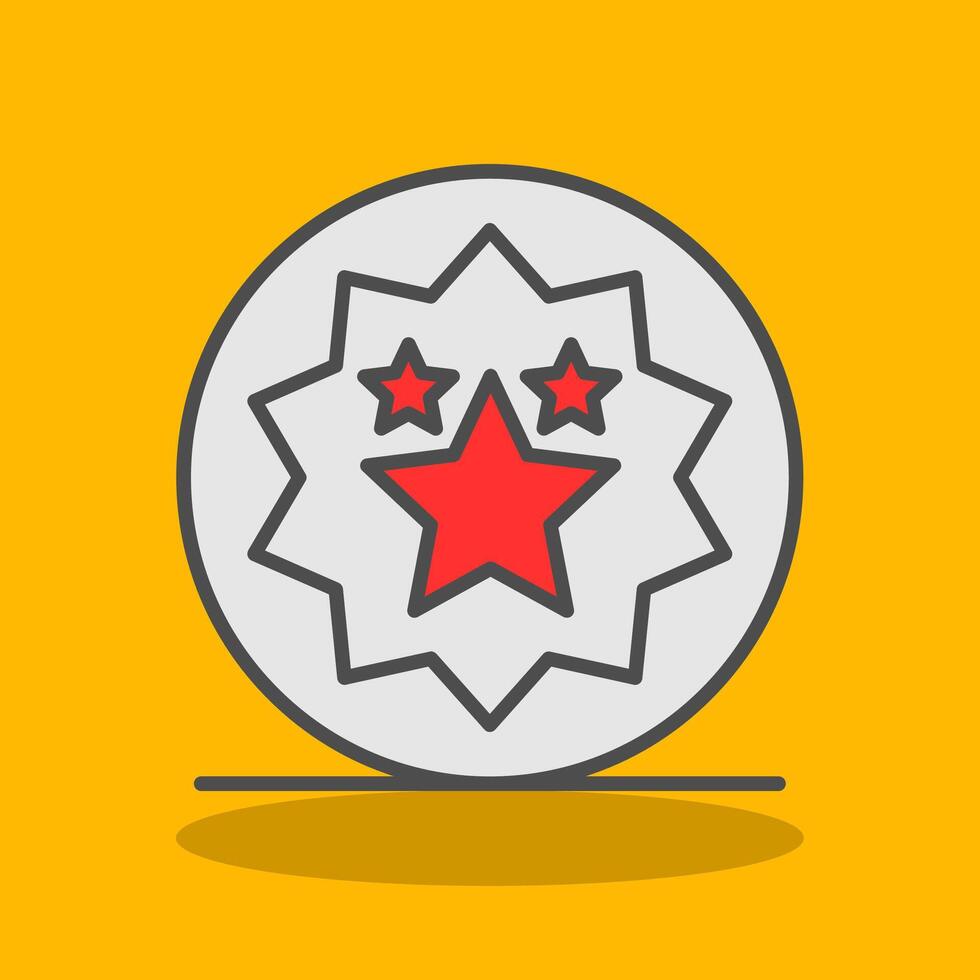 Special Offer Filled Shadow Icon vector