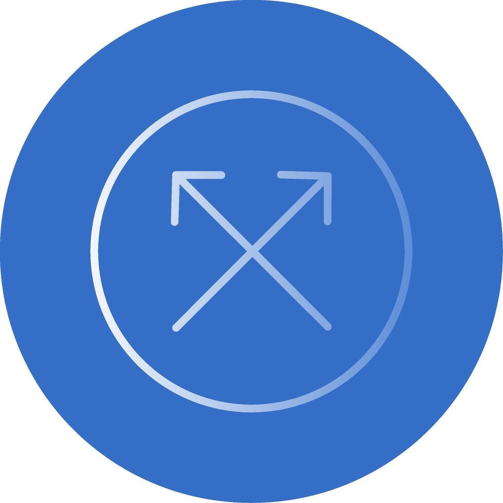 Split Flat Bubble Icon vector