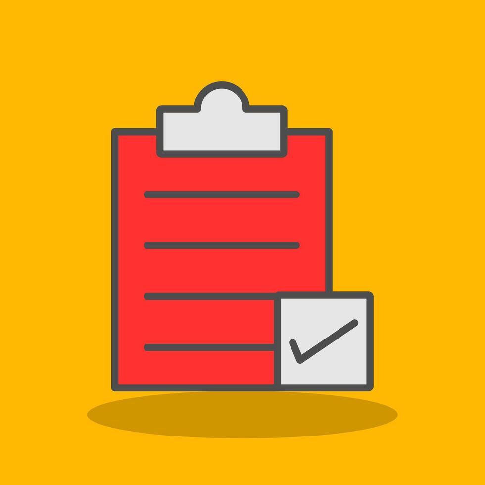 Directory Submission Filled Shadow Icon vector