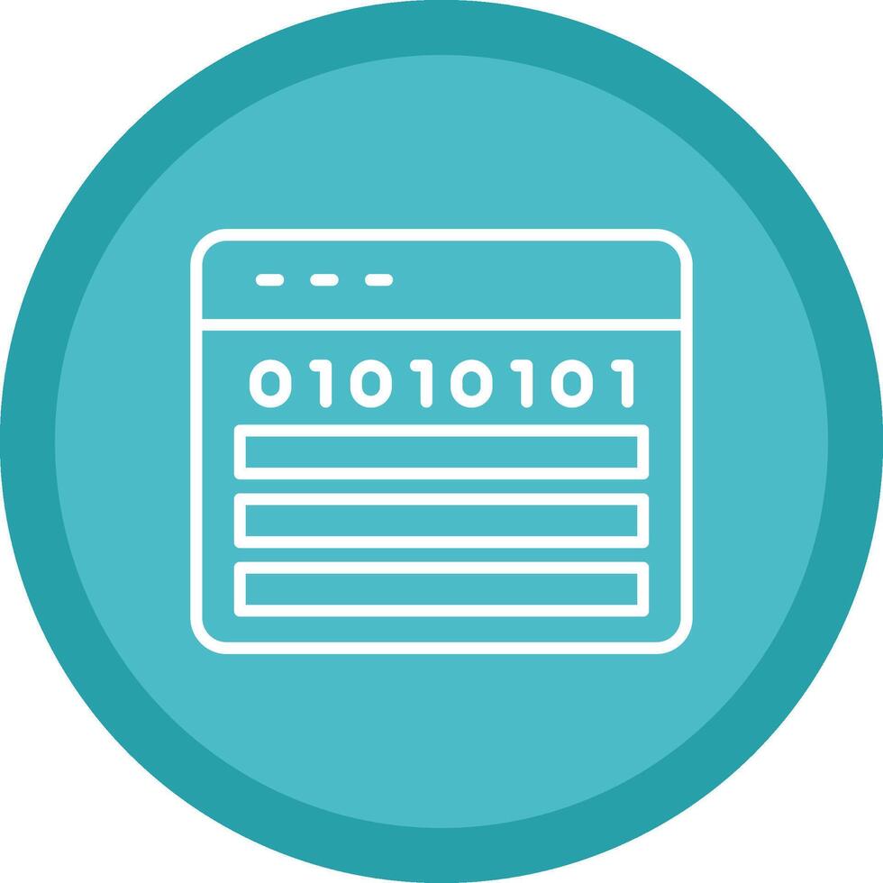 Web Programming Line Multi Circle Icon vector
